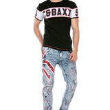 CT631 T-shirt da Uomo con Stampa