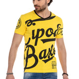 CT635 T-shirt voor heren met coole merkfrontafdruk