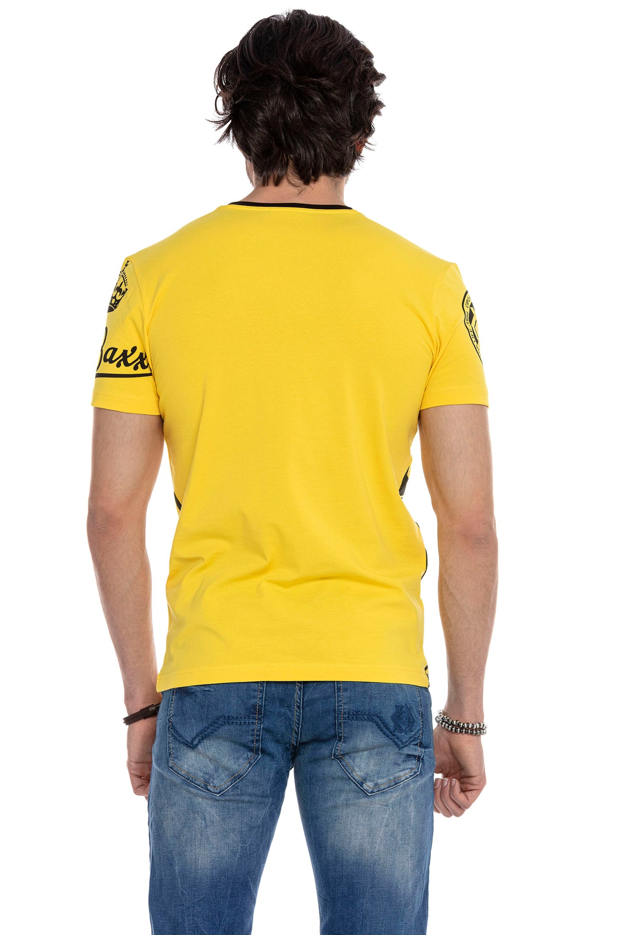 CT635 Herren T-Shirt mit coolem Marken-Frontprint