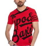 CT635 T-shirt voor heren met coole merkfrontafdruk