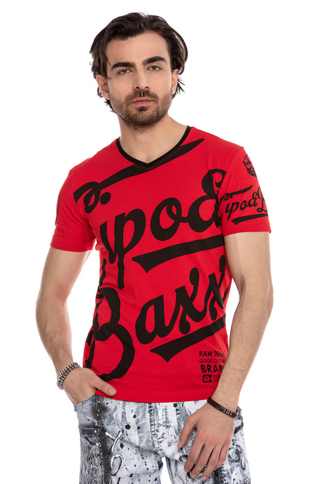 CT635 Herren T-Shirt mit coolem Marken-Frontprint