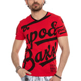 CT635 T-shirt voor heren met coole merkfrontafdruk