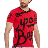 CT635 T-shirt voor heren met coole merkfrontafdruk