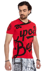 CT635 Herren T-Shirt mit coolem Marken-Frontprint