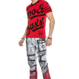 CT635 T-shirt voor heren met coole merkfrontafdruk