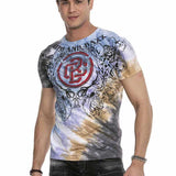 CT643 T-shirt pour homme avec imprimé tendance
