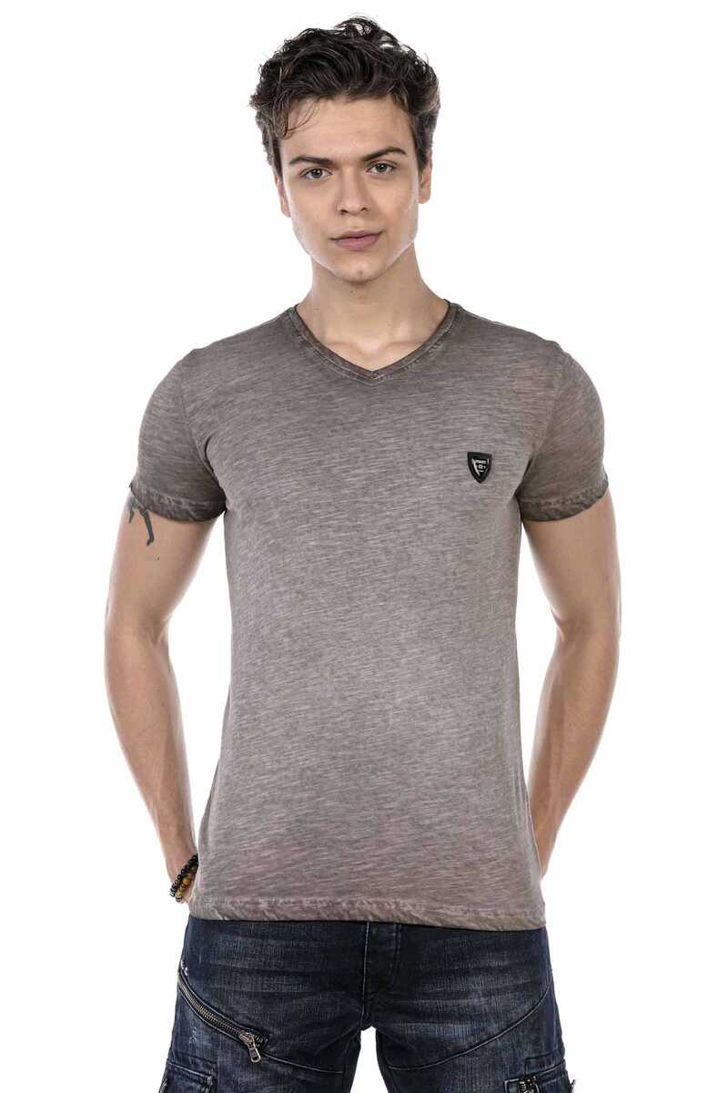 CT647 Heren T-shirt in een Gemelideerd Design