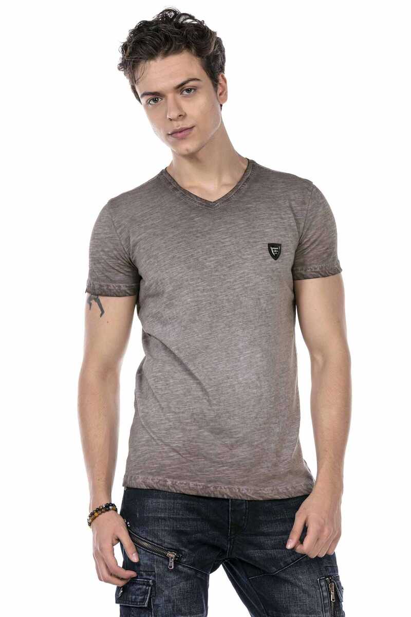 CT647 Heren T-shirt in een Gemelideerd Design