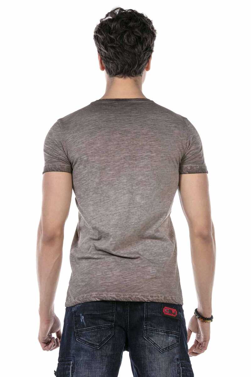 CT647 Heren T-shirt in een Gemelideerd Design