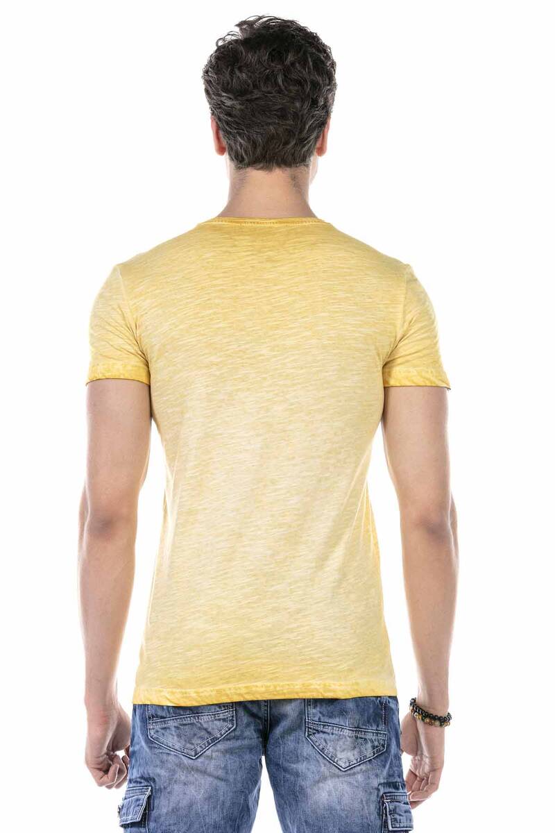 CT647 Heren T-shirt in een Gemelideerd Design