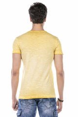 CT647 Heren T-shirt in een Gemelideerd Design