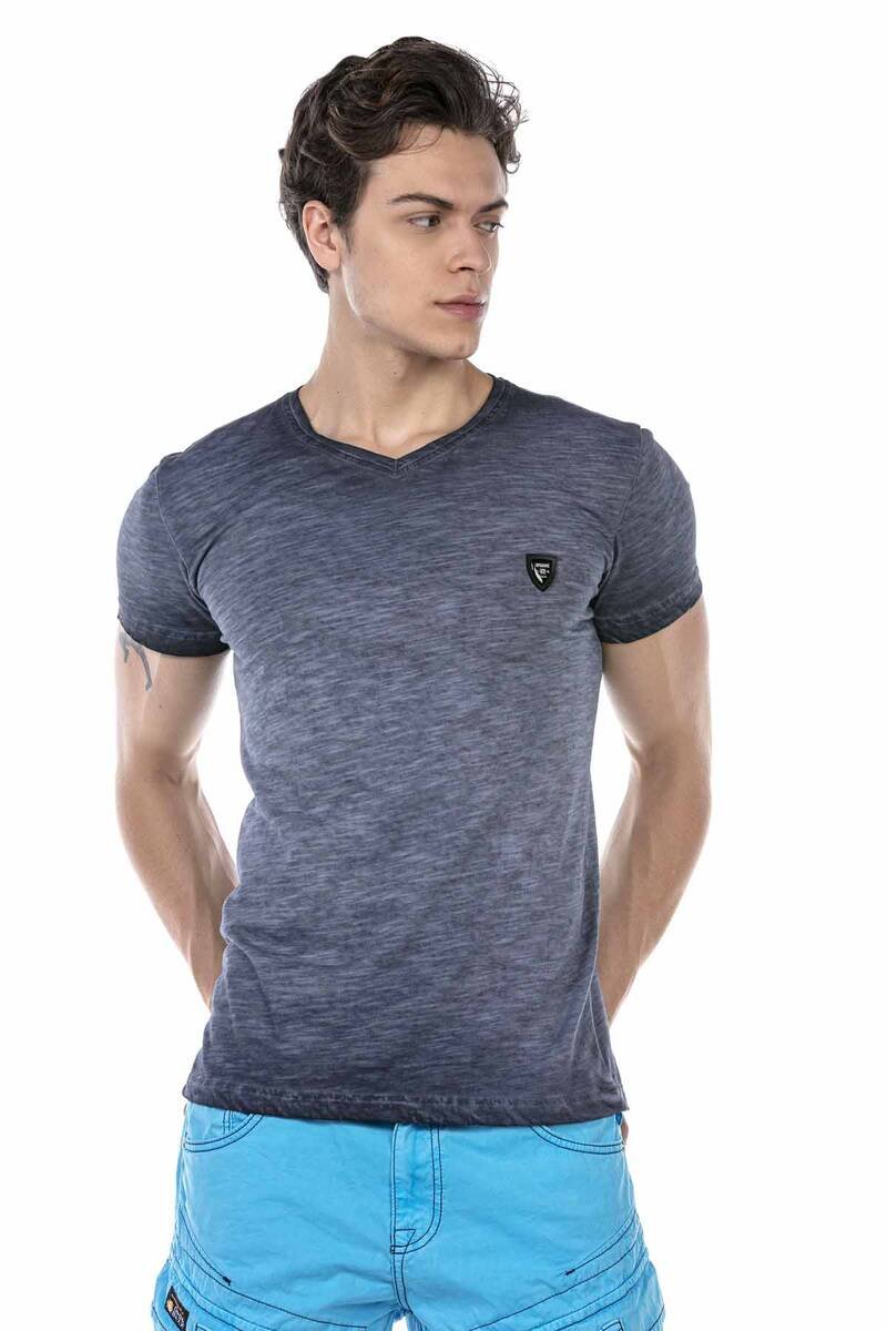 CT647 Heren T-shirt in een Gemelideerd Design