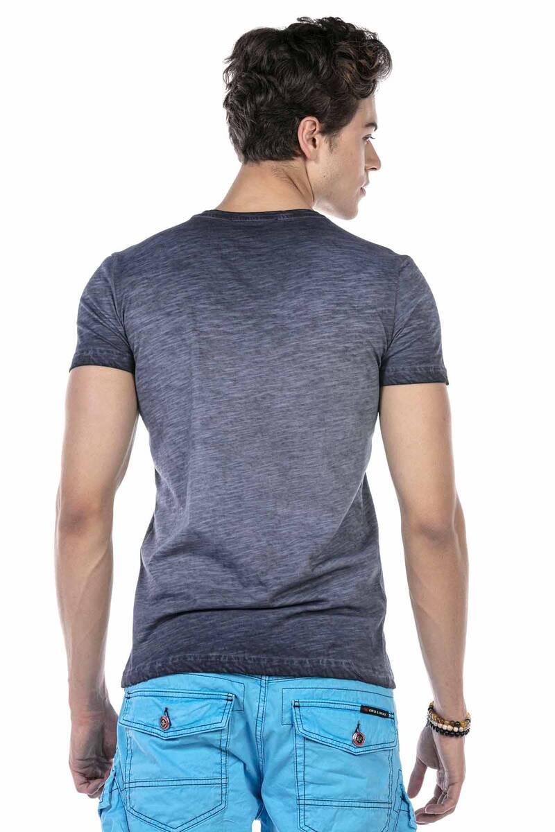 CT647 Heren T-shirt in een Gemelideerd Design