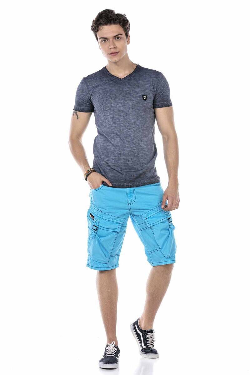 CT647 Heren T-shirt in een Gemelideerd Design