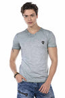CT647 Heren T-shirt in een Gemelideerd Design