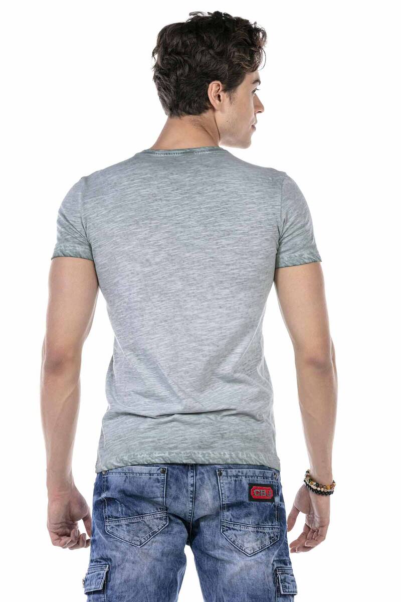CT647 Heren T-shirt in een Gemelideerd Design