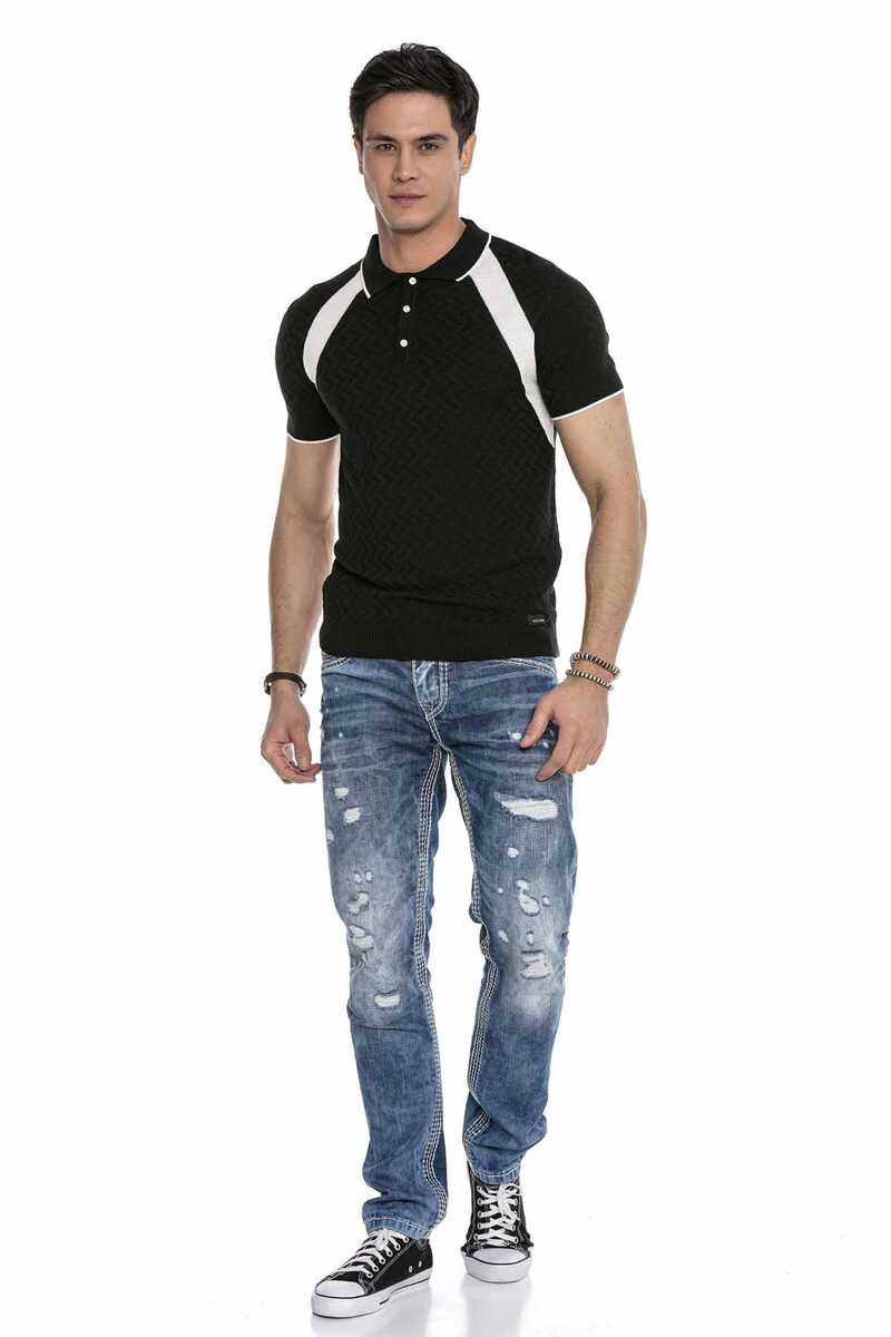 Polo para hombres CT652 con patrón sutil