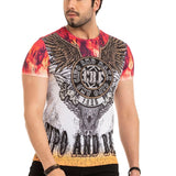 CT665 Herren T-Shirt mit großem Aufdruck