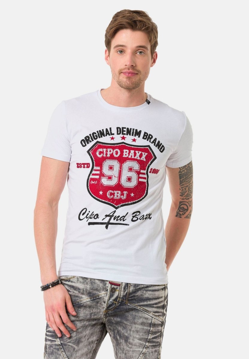 CT670 men's T-shirt with cool front print