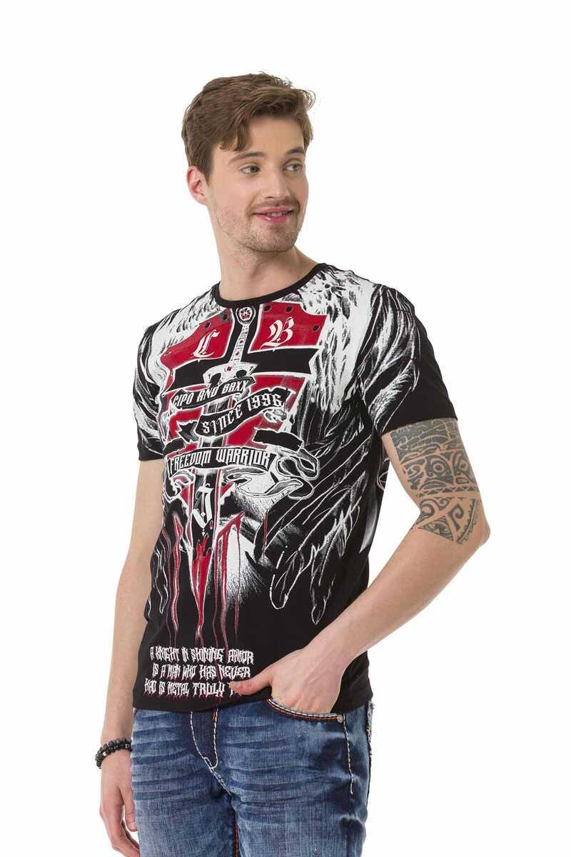 CT673 Camiseta para hombres  con gran impronta