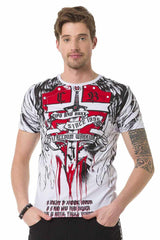 CT673 Camiseta para hombres  con gran impronta