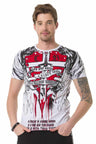 CT673 Camiseta para hombres  con gran impronta
