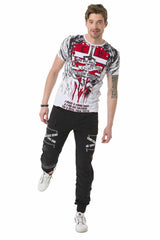 CT673 Camiseta para hombres  con gran impronta
