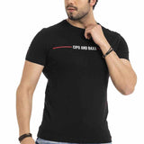 CT674 Herren T-Shirt mit coolem Markenprint
