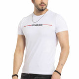 CT674 Herren T-Shirt mit coolem Markenprint