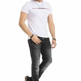 CT674 Herren T-Shirt mit coolem Markenprint