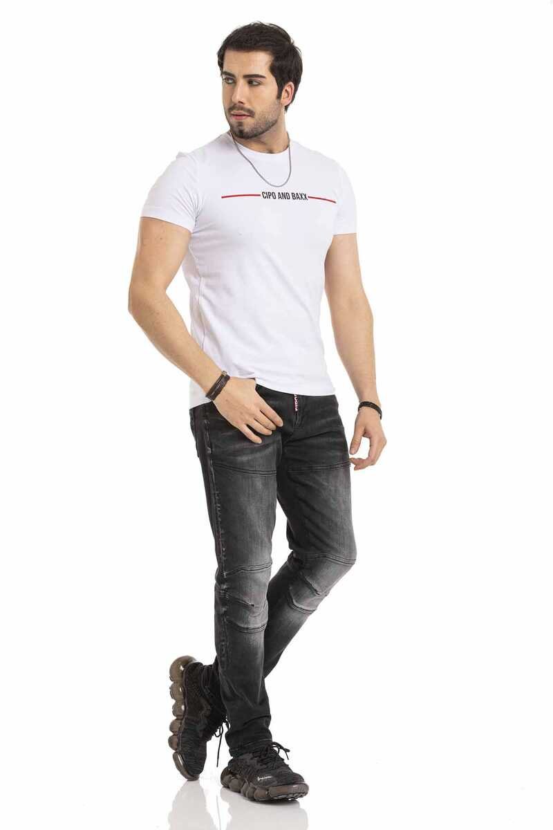 CT674 Camiseta para hombres  con estampado de marca genial