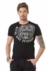 CT676 Camiseta para hombres  con un estampado frontal grande