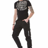 CT676 Camiseta para hombres  con un estampado frontal grande