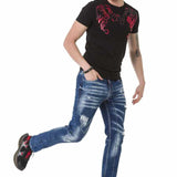 Camiseta para hombres CT679 con un estampado frontal grande