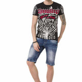 CT681 Camiseta para hombres  con gran impronta