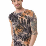 CT687 T-shirt da Uomo con Stampe