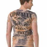 CT687 T-shirt da Uomo con Stampe