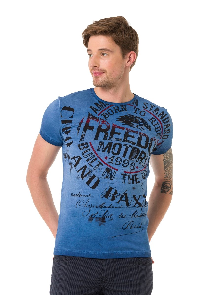 CT689 Camiseta para hombres  con gran impronta