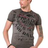 CT689 Herren T-Shirt mit großem Aufdruck