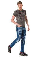 CT689 Camiseta para hombres  con gran impronta