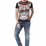 CT690 Camiseta  hombre con estampados fríos