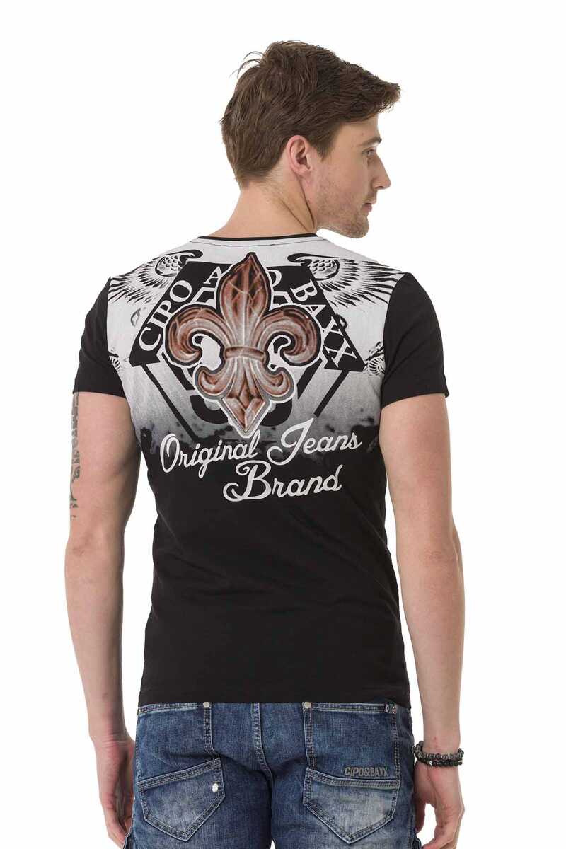 CT691 T-shirt voor heren met coole wapenafdrukken