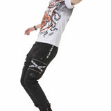 CT691 T-shirt pour homme avec armoiries imprimées