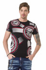 CT692 Heren T-shirt met een grote Frontprint