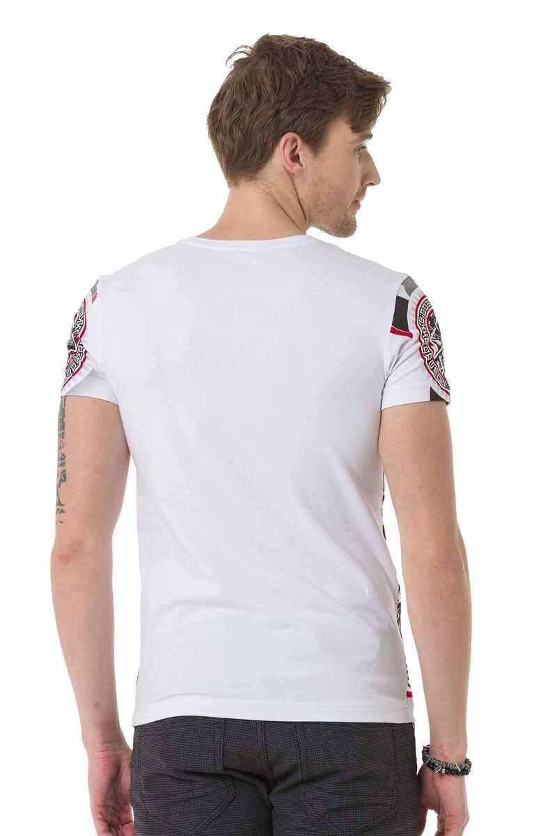 CT692 Heren T-shirt met een grote Frontprint