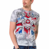 CT694 t-shirt męski z nadrukiem