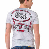 CT694 t-shirt męski z nadrukiem