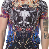 CT697 T-shirt homme avec col rond cool