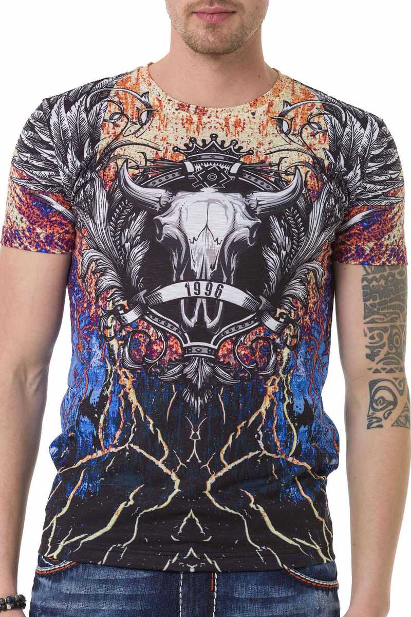 CT697 Camiseta para hombres  con fría redonda