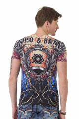 CT697 Camiseta para hombres  con fría redonda